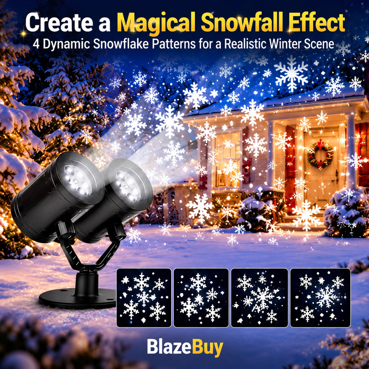 Snowflake Projector Lights