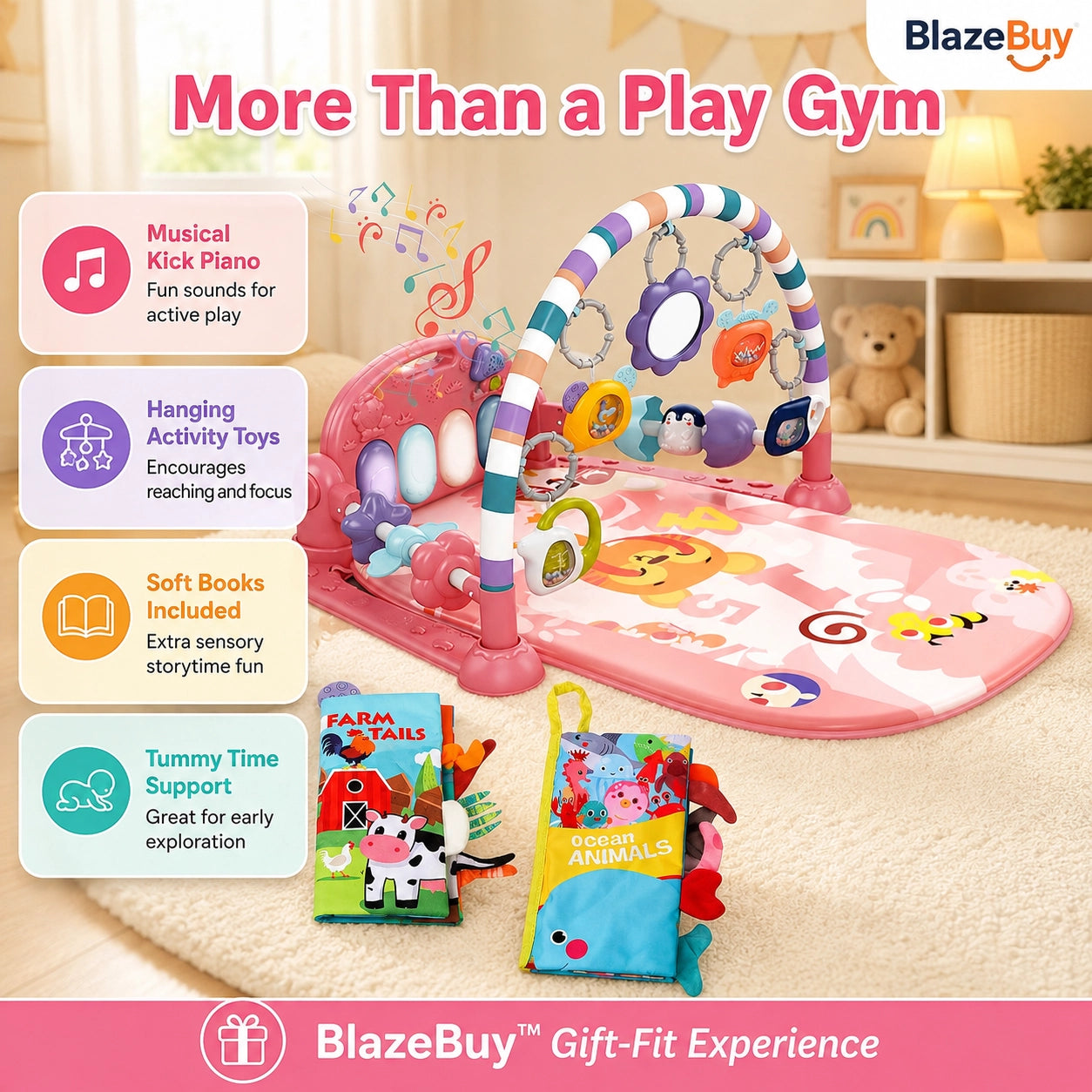 Baby Piano Play Gym