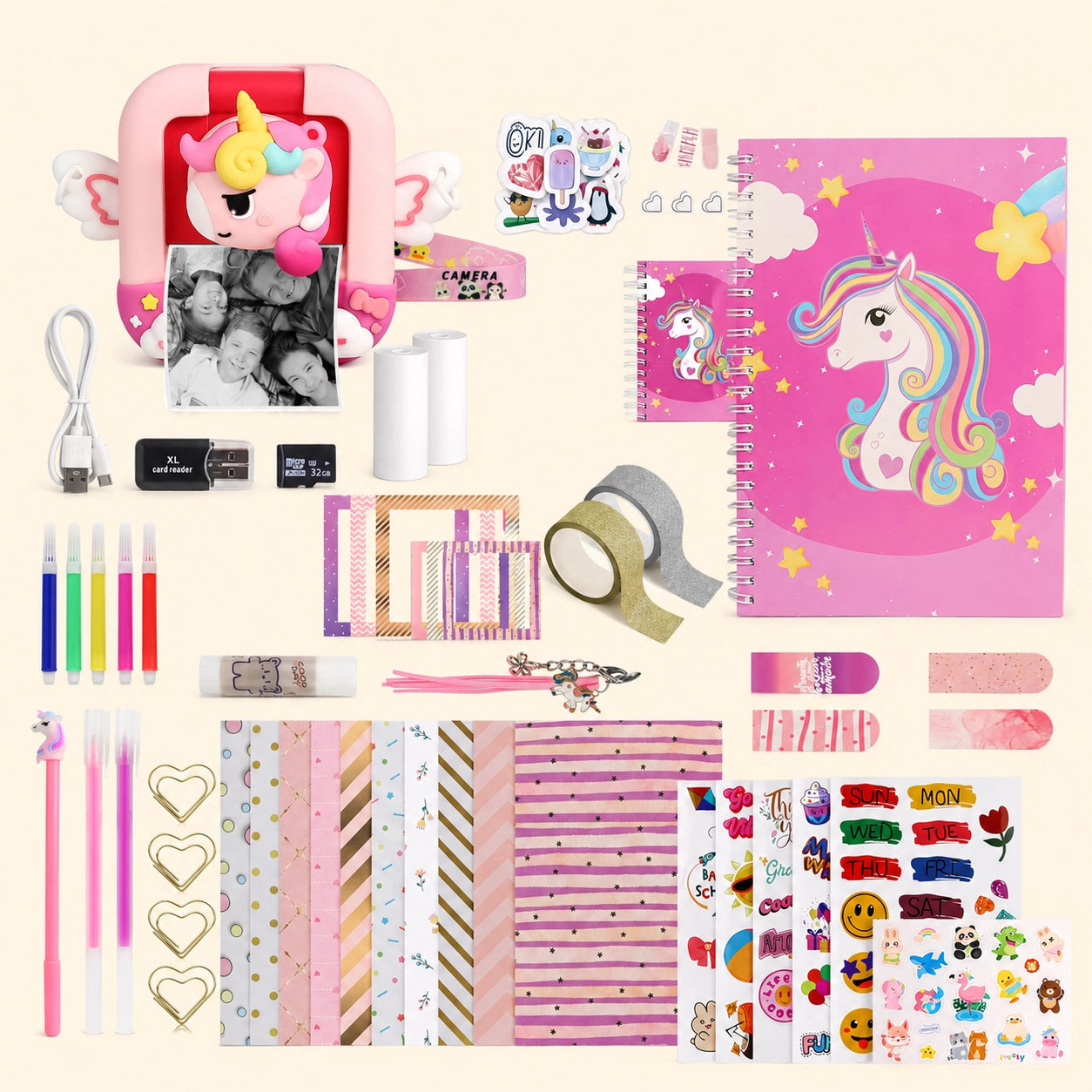 Instant Print Camera Journal Set