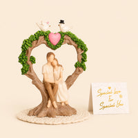 Heart Tree Couple Figurine