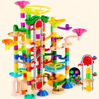 Glowing Elevator Marble Run Set