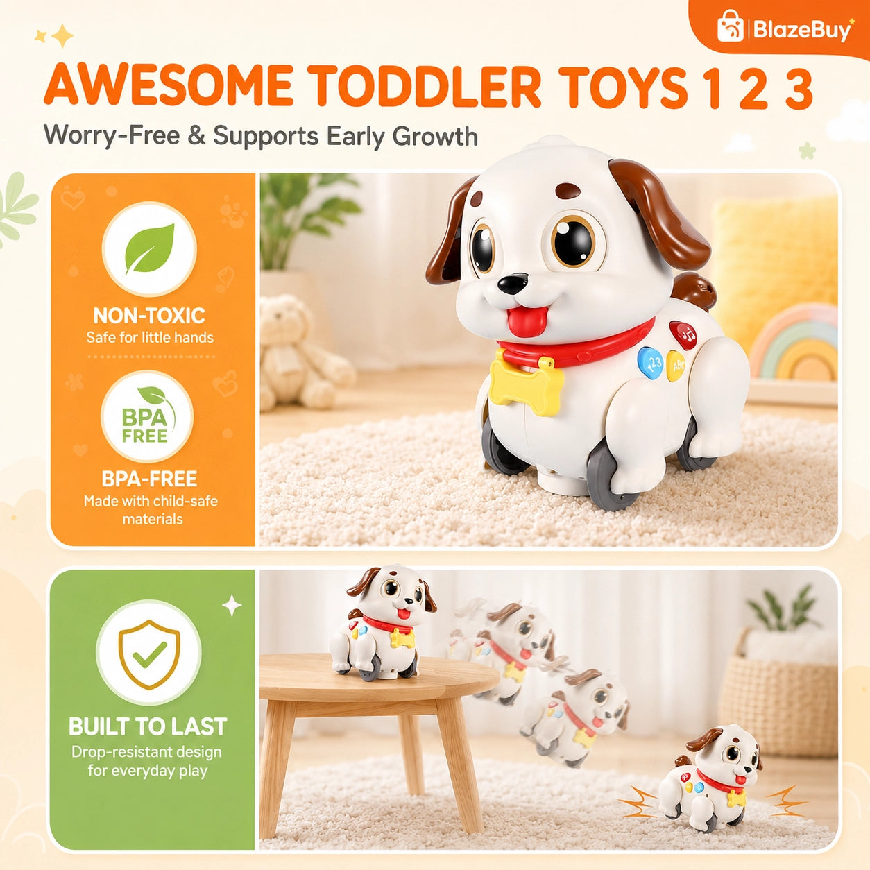 Musical Puppy Learning Toy