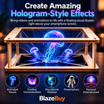 3D Hologram Projector Pyramid