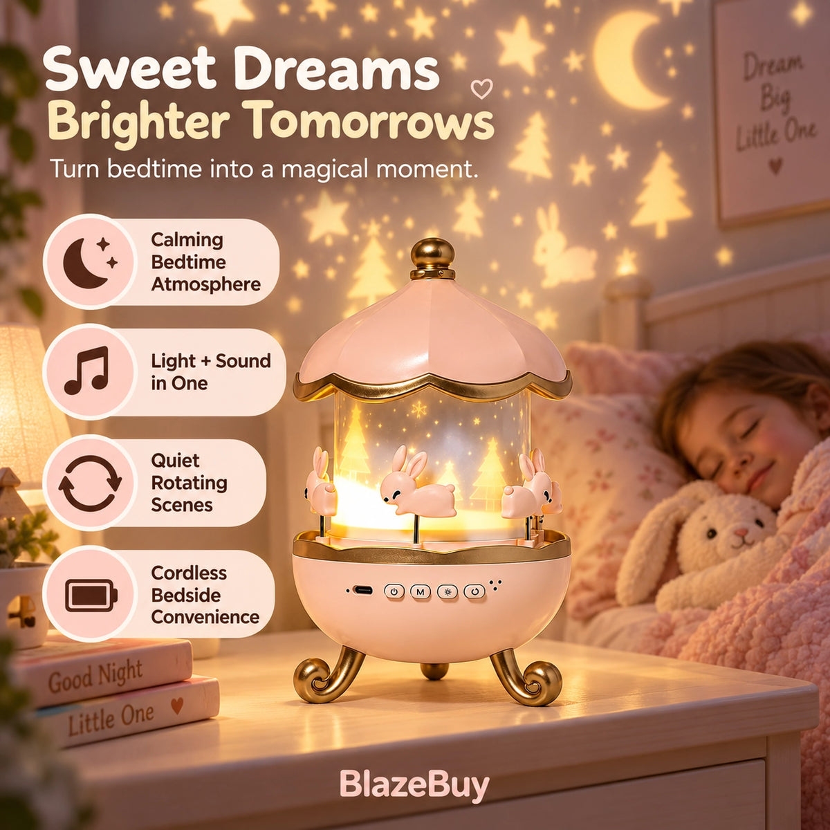 Baby Night Light Projector