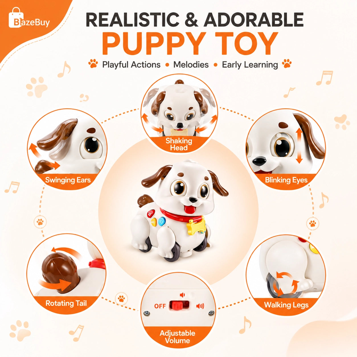 Musical Puppy Learning Toy