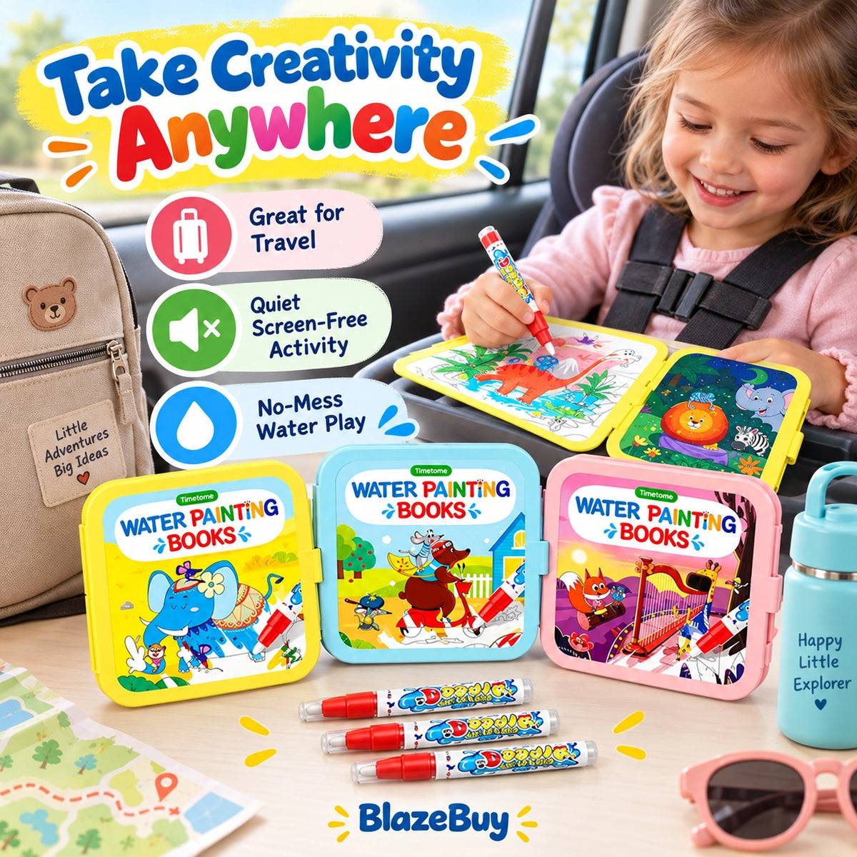 Magic Water Painting Books