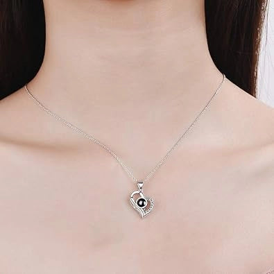 Heart Projection Memory Necklace