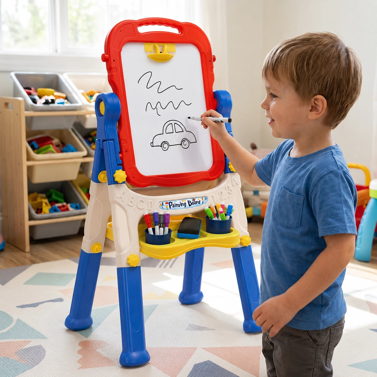 Double-Sided Magnetic Art Easel