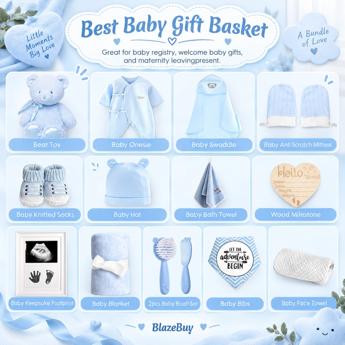 Bear Baby Gift Set