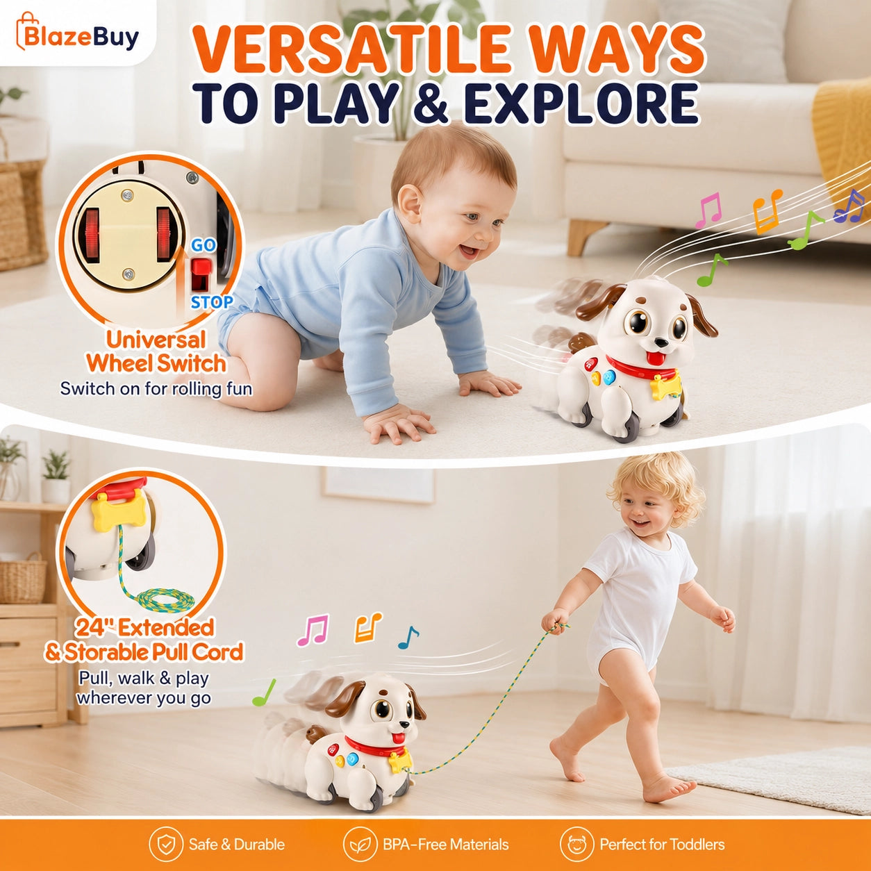 Musical Puppy Learning Toy