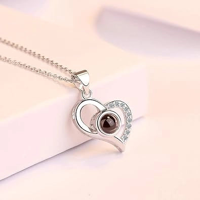 Heart Projection Memory Necklace