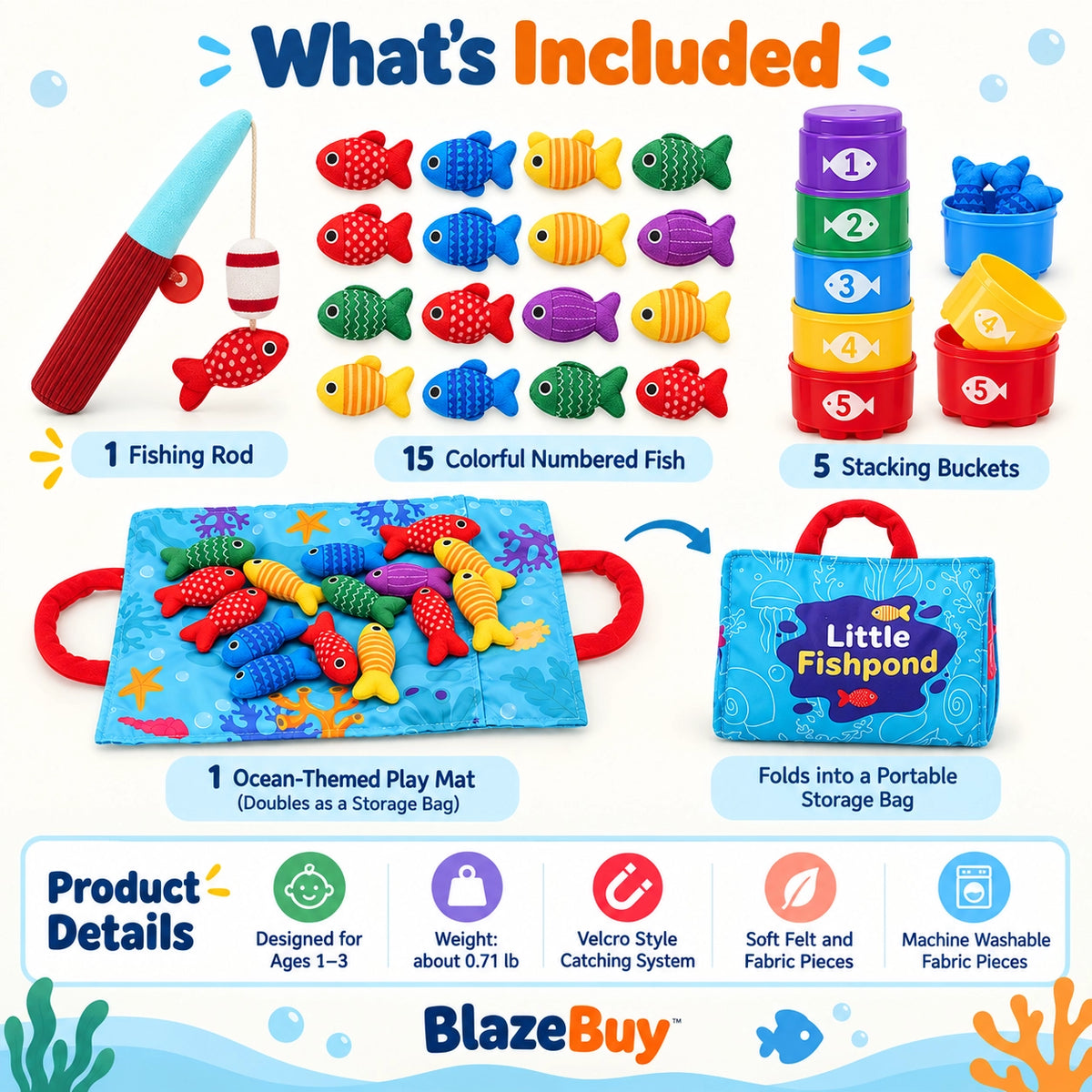 Montessori Fishing Play Set