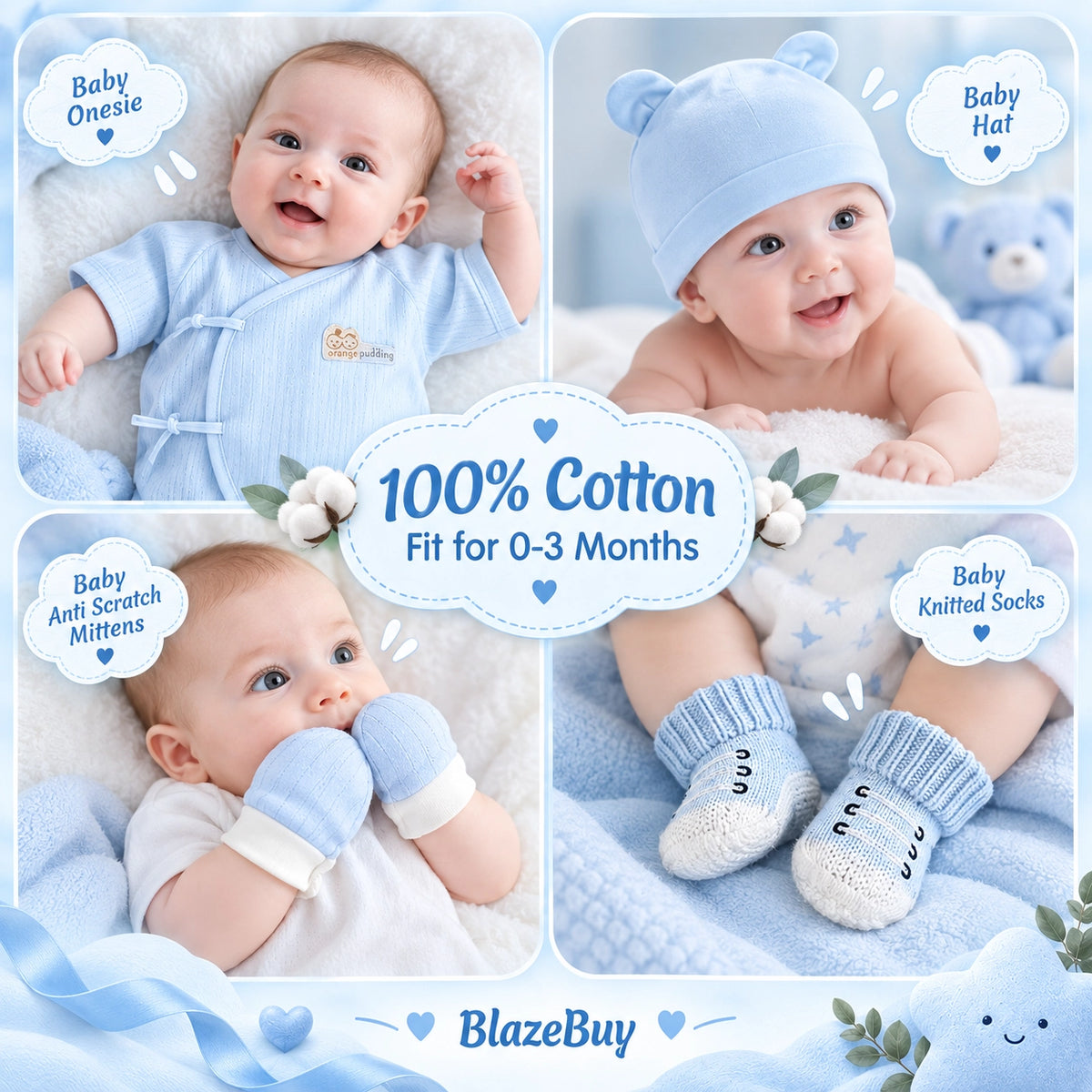 Bear Baby Gift Set