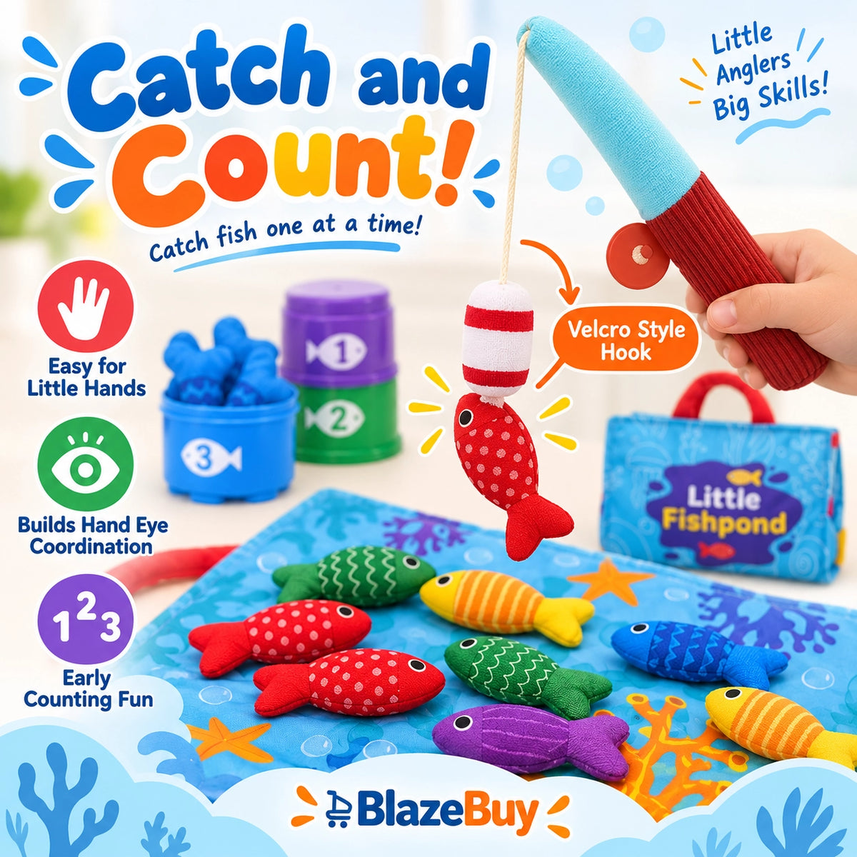 Montessori Fishing Play Set