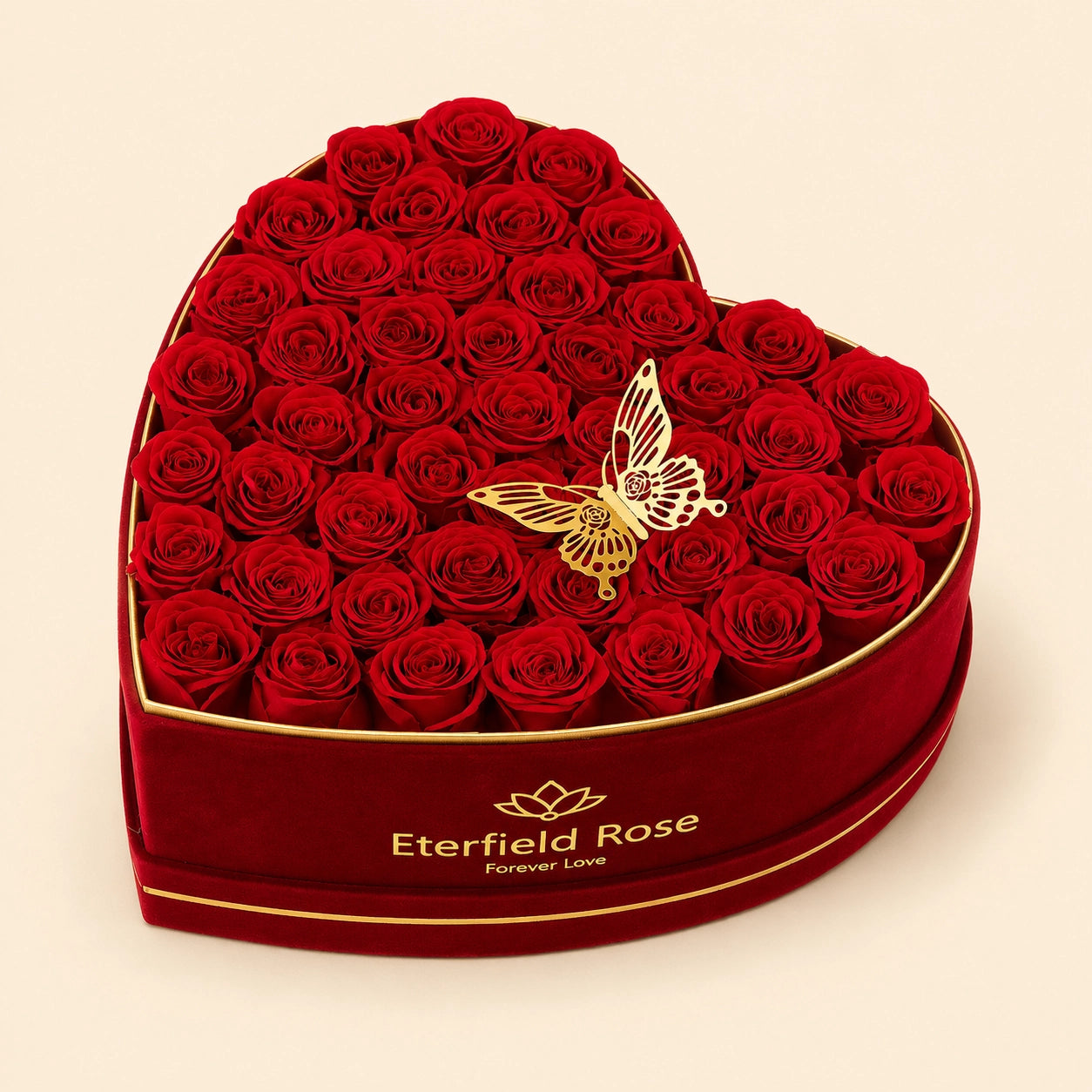 Forever Heart Rose Box