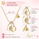 Unicorn Heart Pendant Necklace