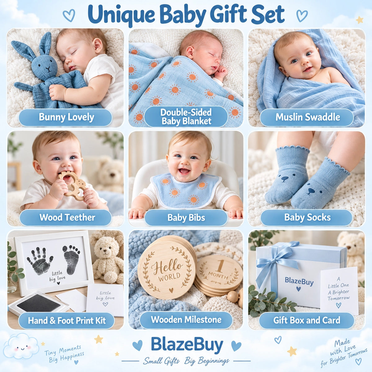 Bear Baby Gift Set