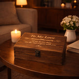 Handcrafted Rose Memory Keepsake