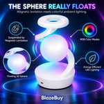 Levitating LED Spiral Lamp