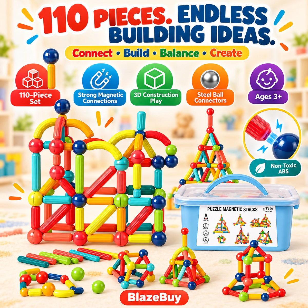 Magnetic Construction Set
