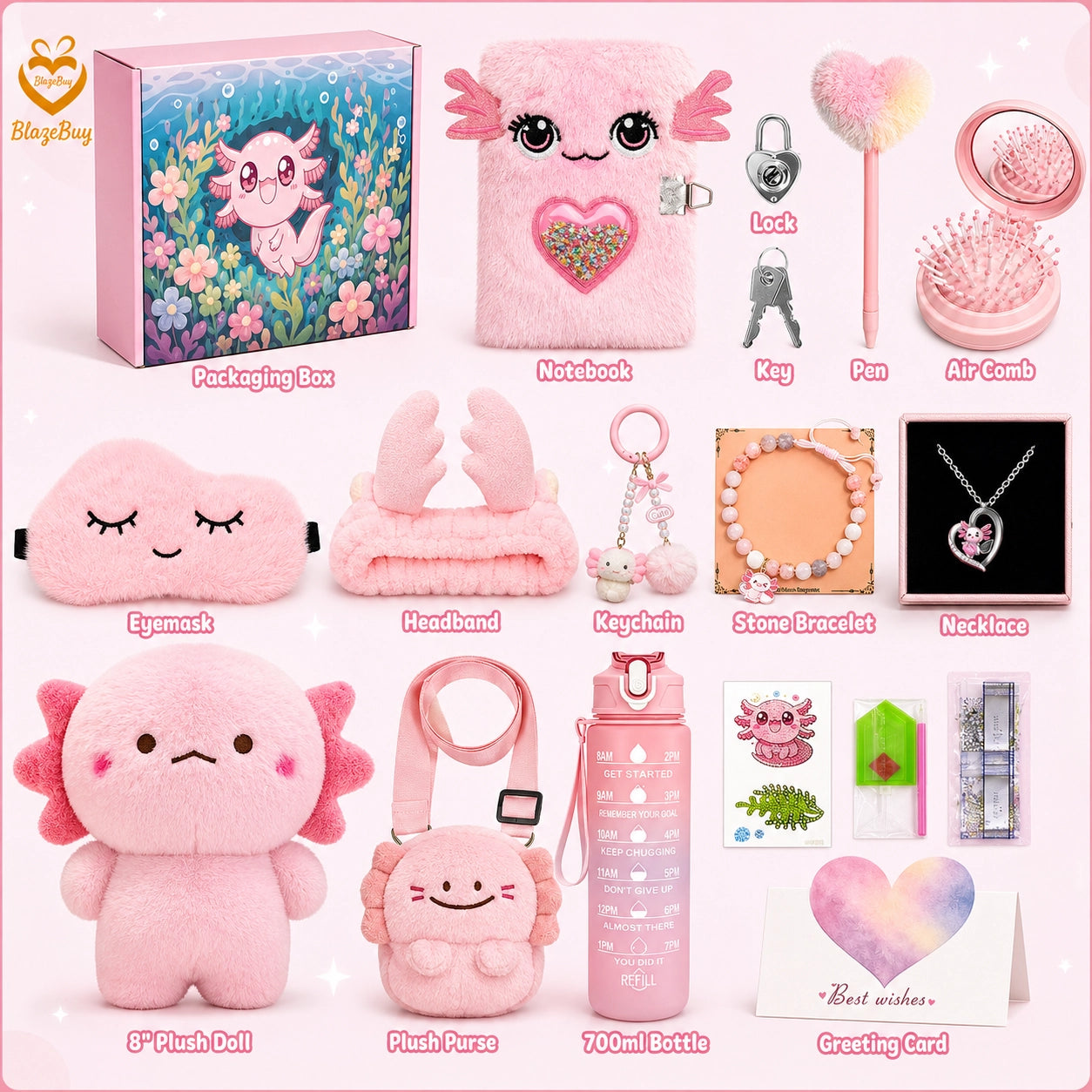Axolotl Gift Box Set