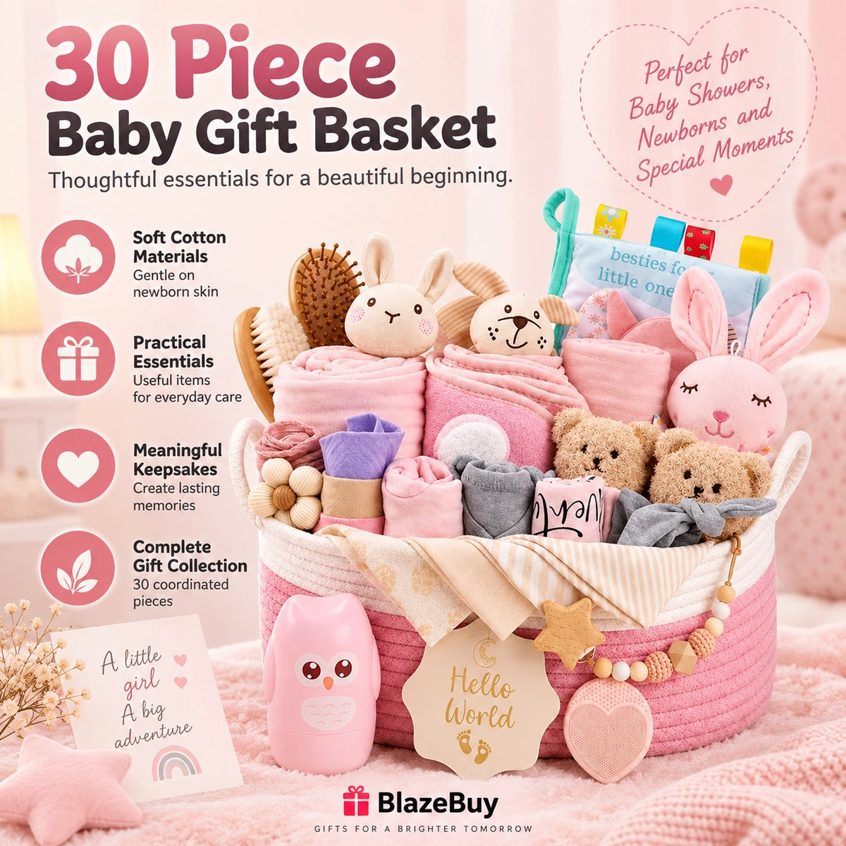 Luxury Baby Gift Basket