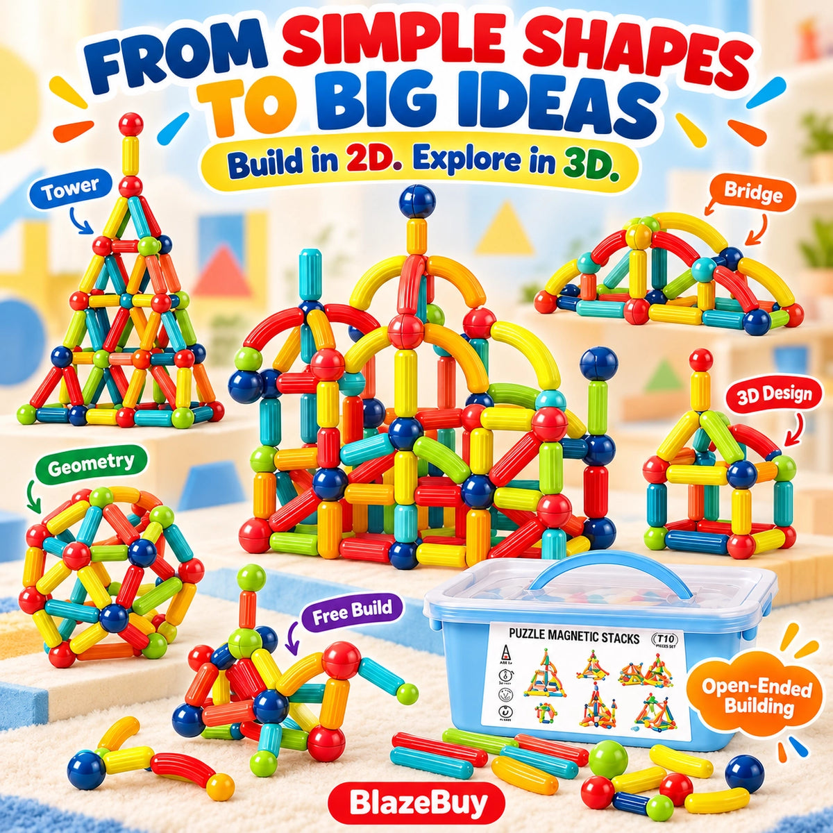Magnetic Construction Set