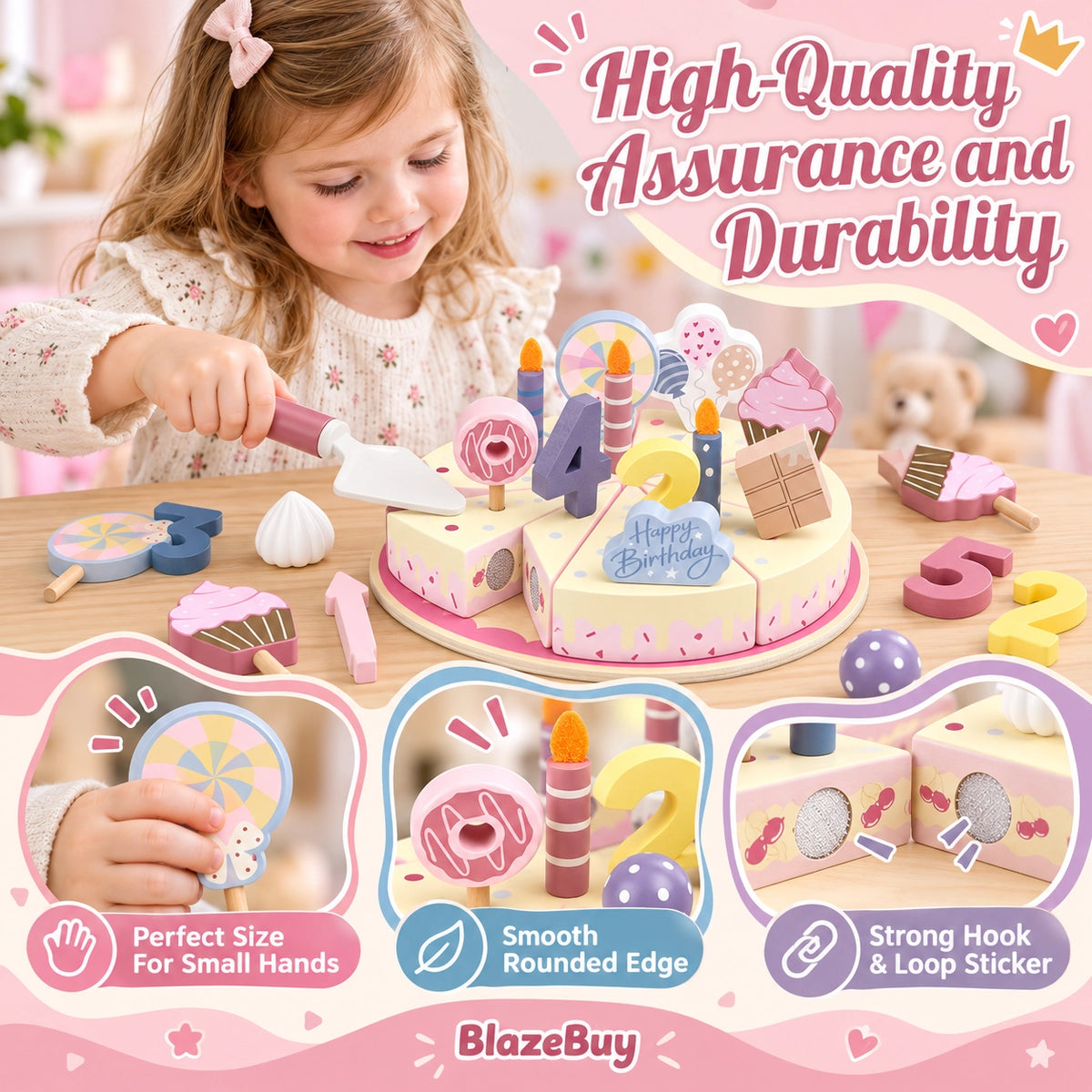 Wooden Celebration Party Set