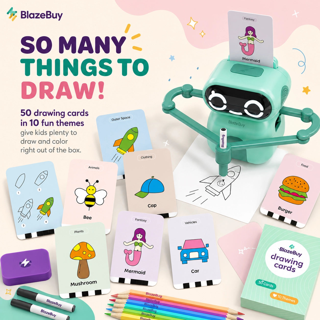 Interactive Drawing Robot Toy