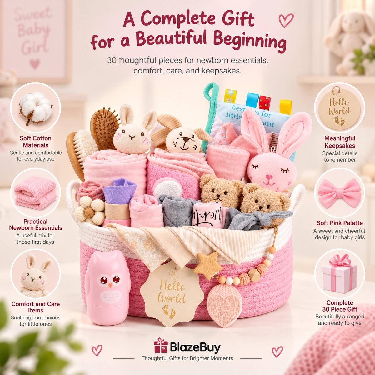 Luxury Baby Gift Basket