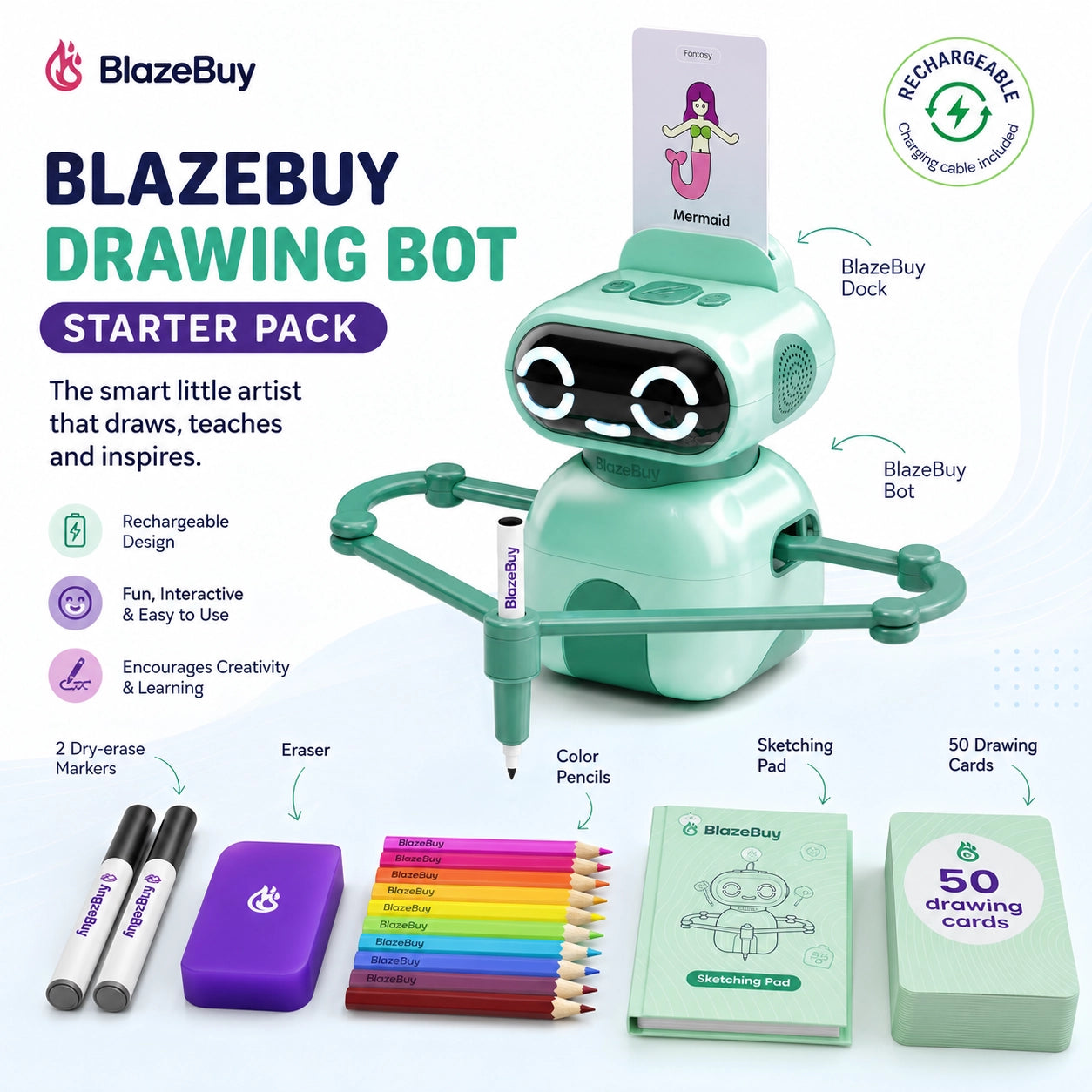 Interactive Drawing Robot Toy