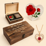 Handcrafted Rose Memory Keepsake