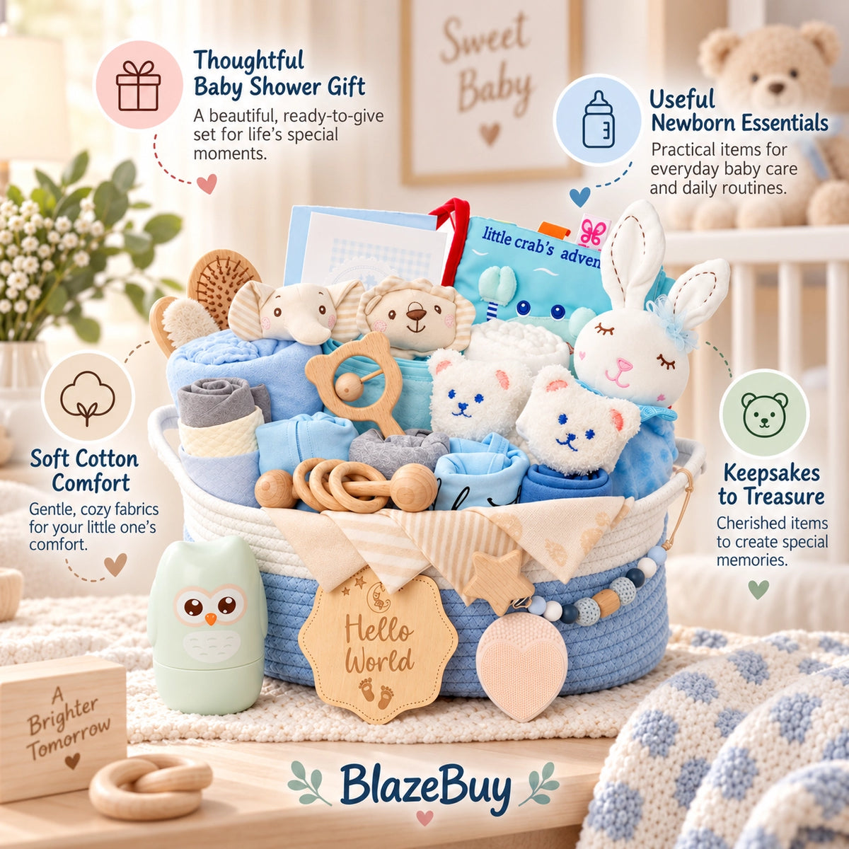 Luxury Baby Gift Basket