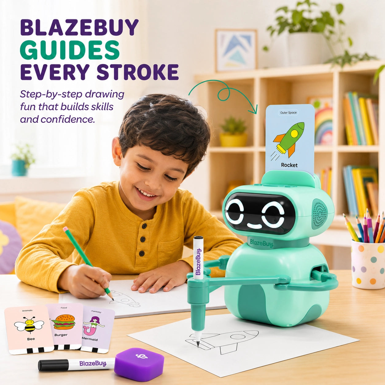 Interactive Drawing Robot Toy