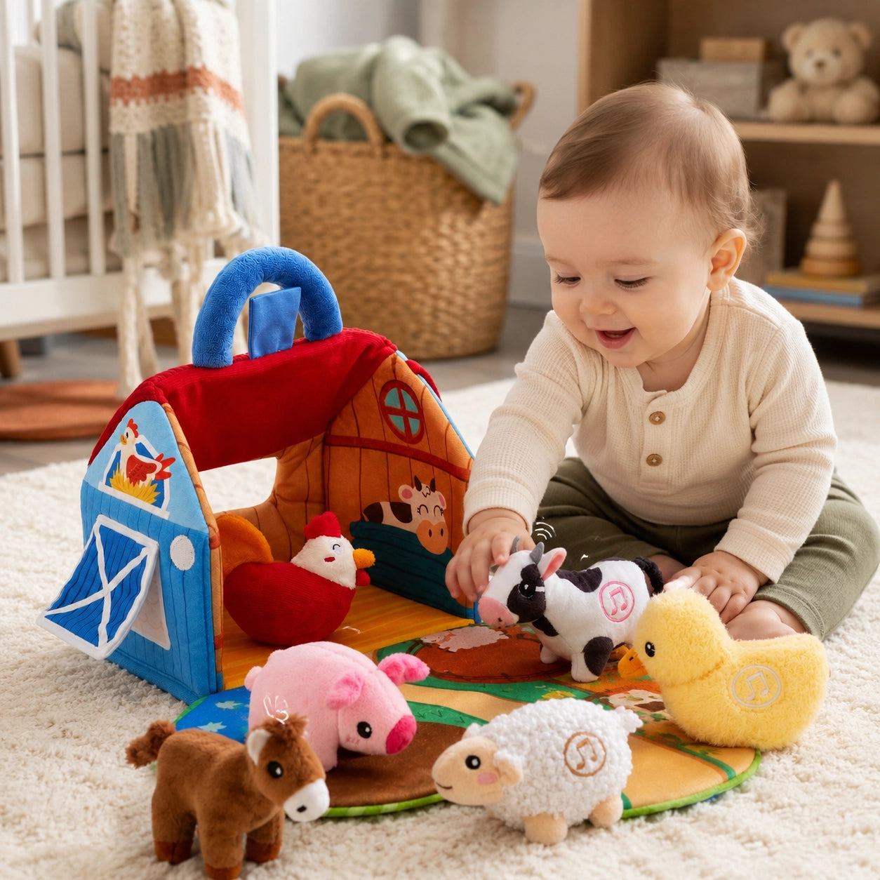 Talking Farm Barn Toy