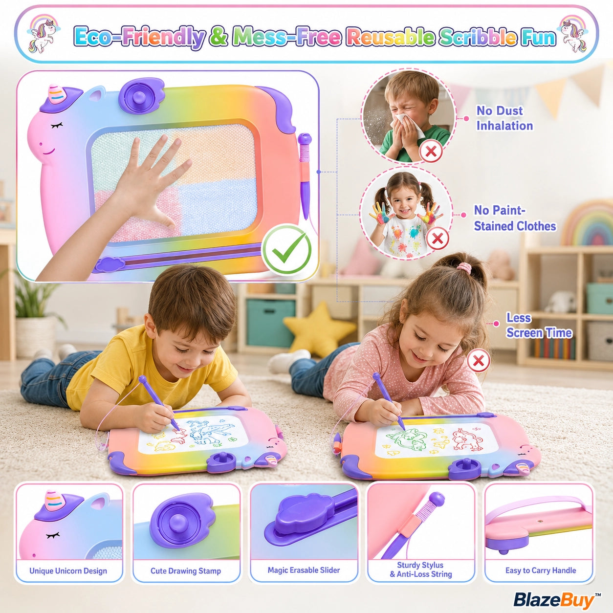 Unicorn Magnetic Drawing Board