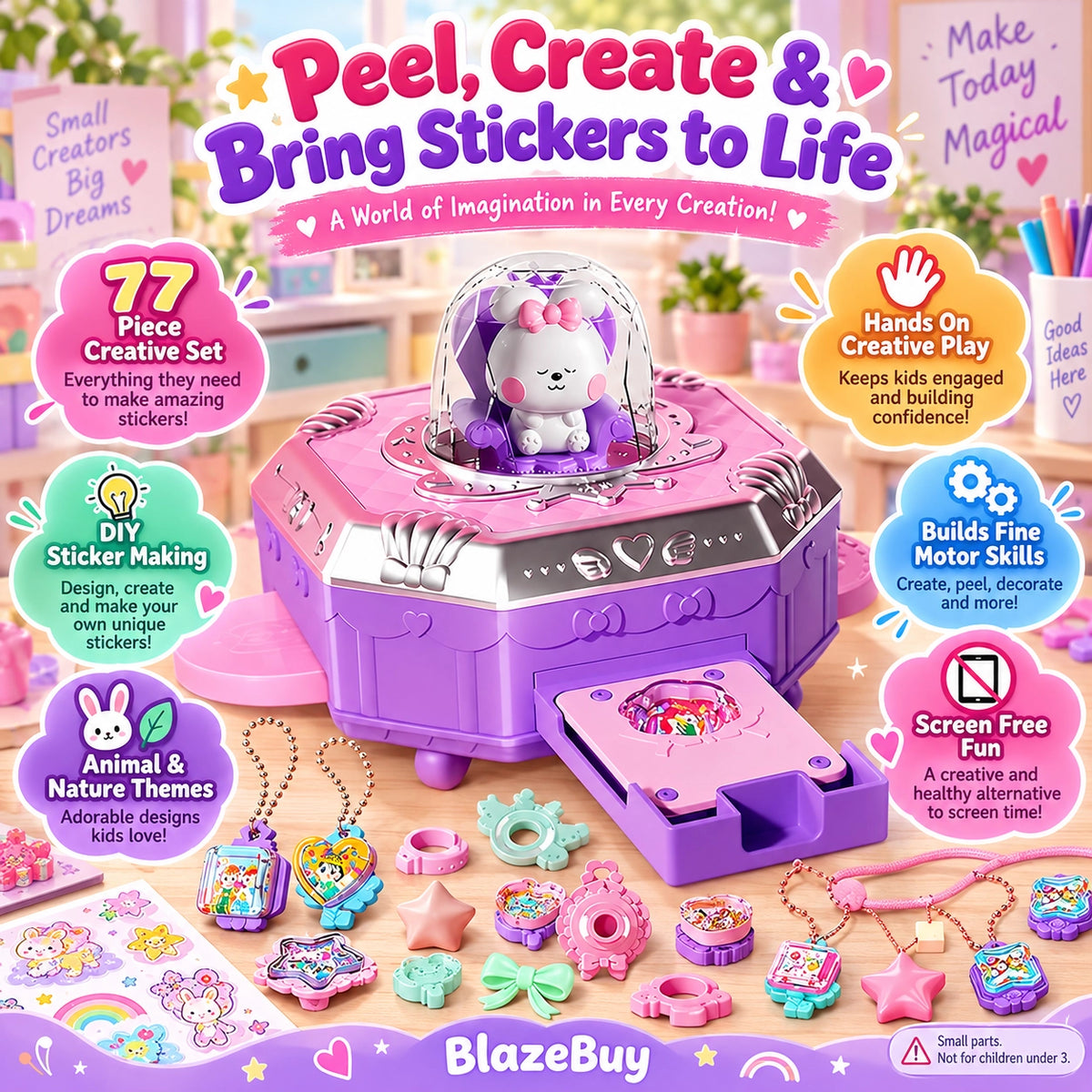 3D DIY Sticker Craft Kit