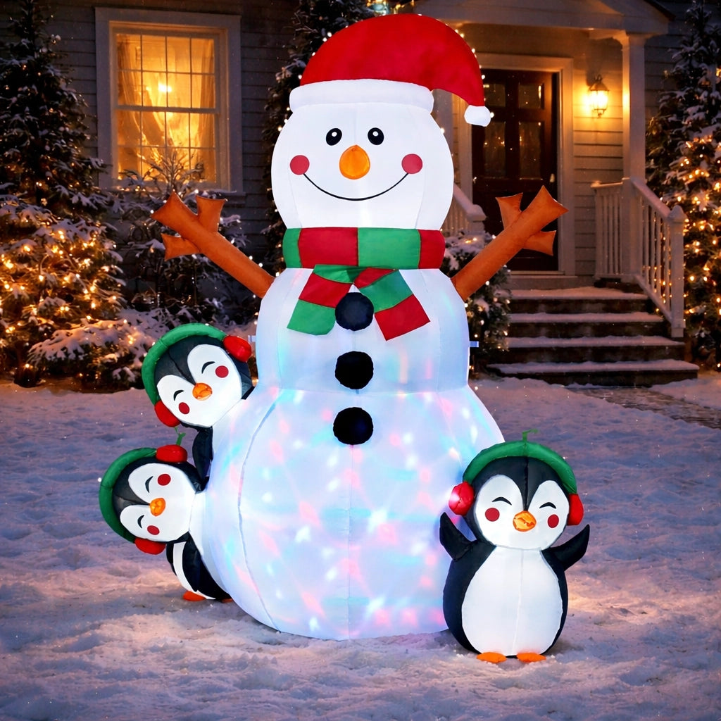 Lighted Snowman Holiday Inflatable