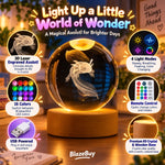 Axolotl Crystal Ball Lamp