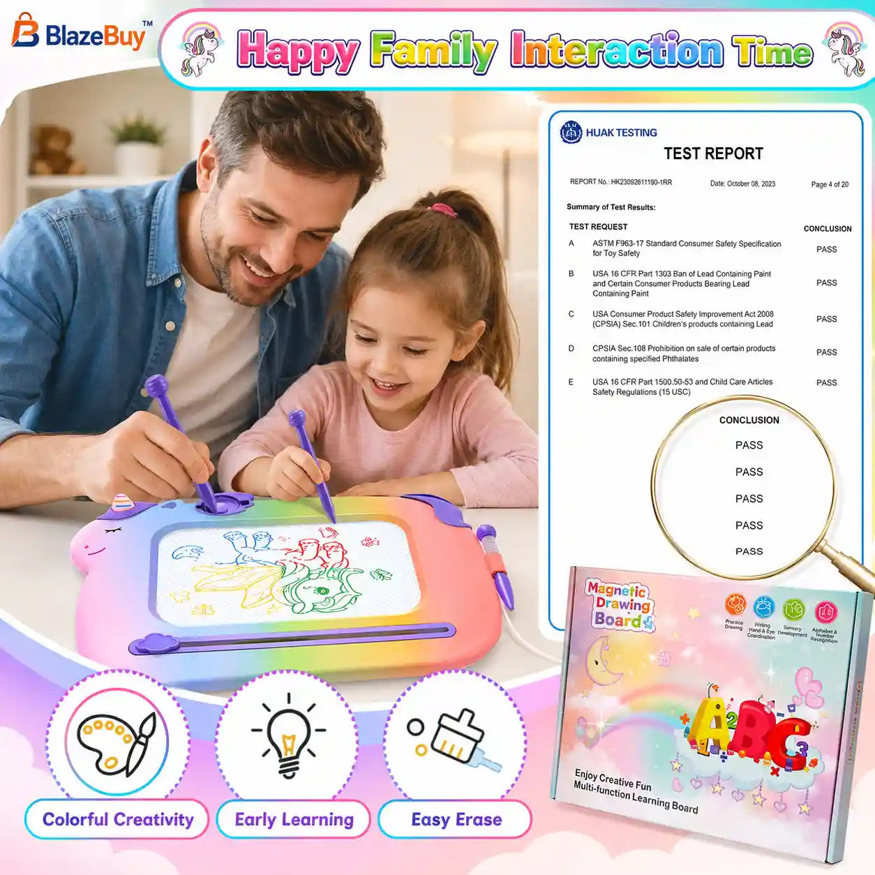 Unicorn Magnetic Drawing Board