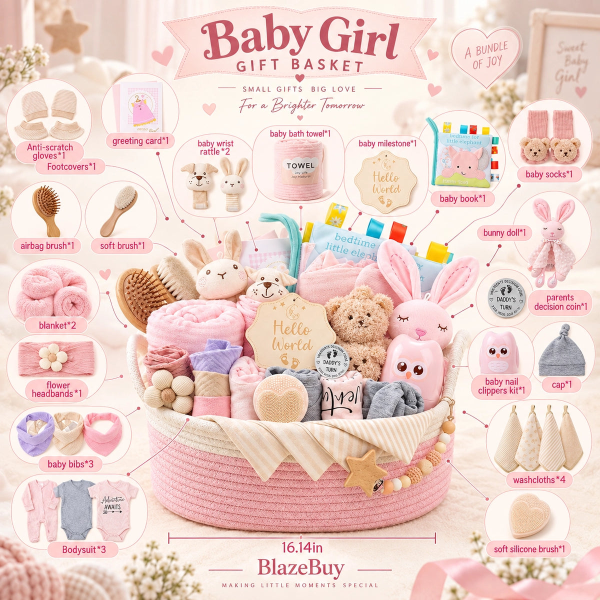 Luxury Baby Gift Basket