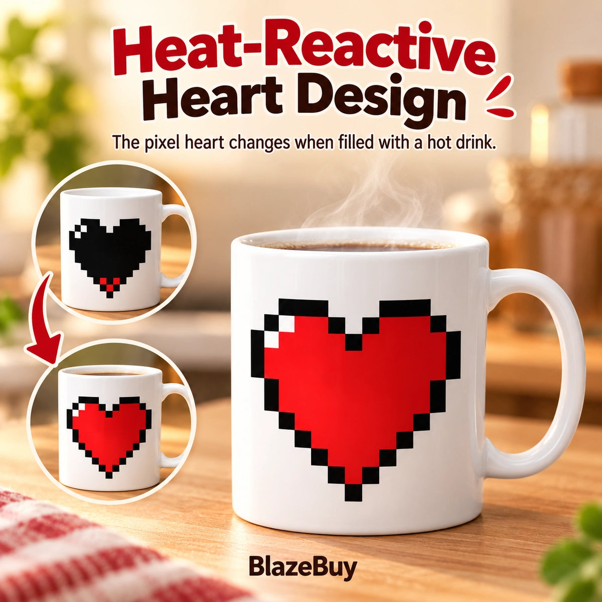 Heart Color-Changing Mug