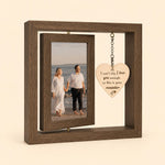 Rotating Rustic Photo Frame