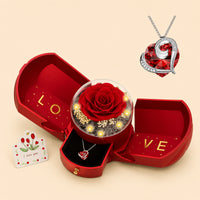 Preserved Rose Necklace Box