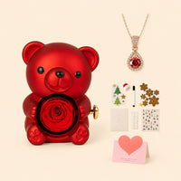 Preserved Rose Teddy Bear