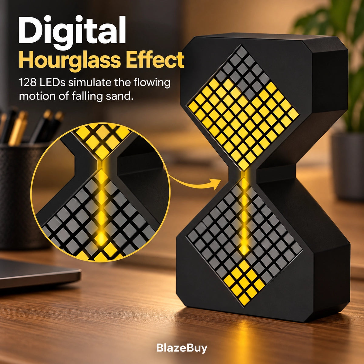 LED Digital Hourglass Timer