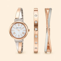 Crystal Bangle Watch Set