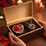Handcrafted Rose Memory Keepsake