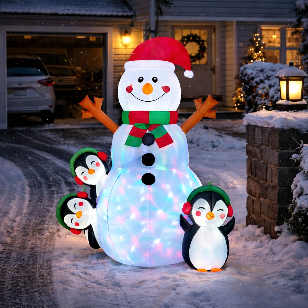 Lighted Snowman Holiday Inflatable