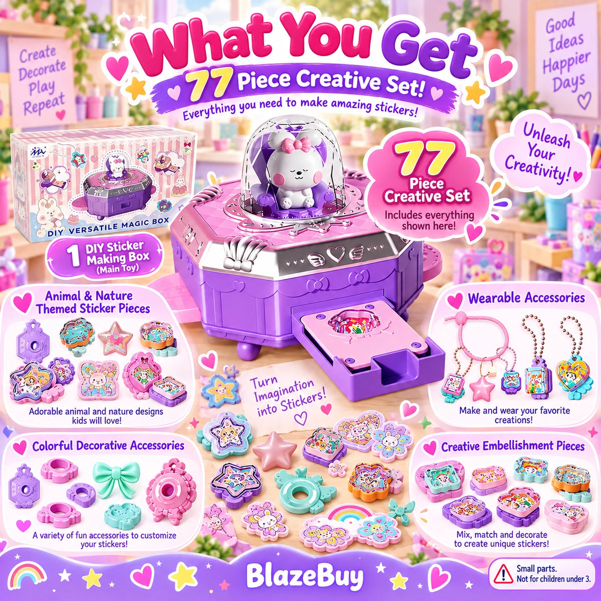 3D DIY Sticker Craft Kit